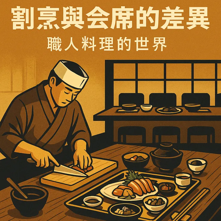 割烹與會席的差異：職人料理的世界宛隸