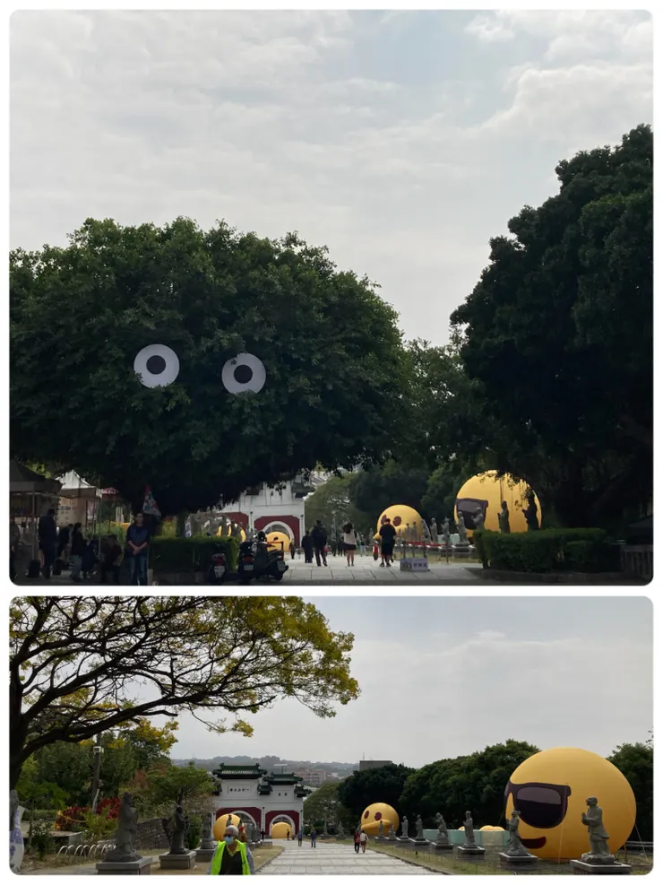 沒想到連這裡的樹也長了一雙眼睛！真是活靈活現啊（笑）！