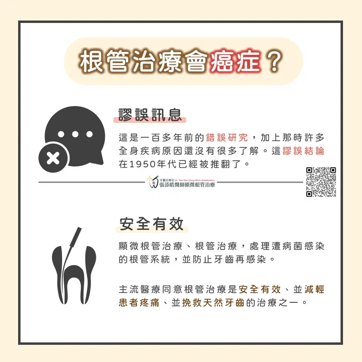 根管治療後牙齒癌症