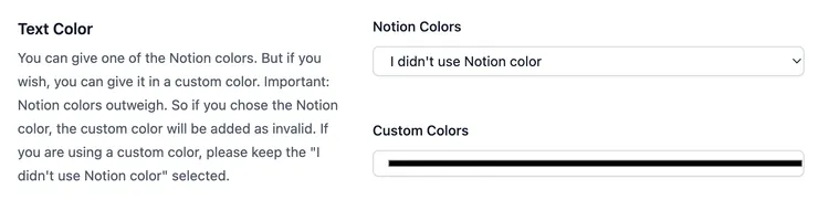 02 Notionplus 小工具｜④ Texts 文字｜➜&nbsp;文字顏色