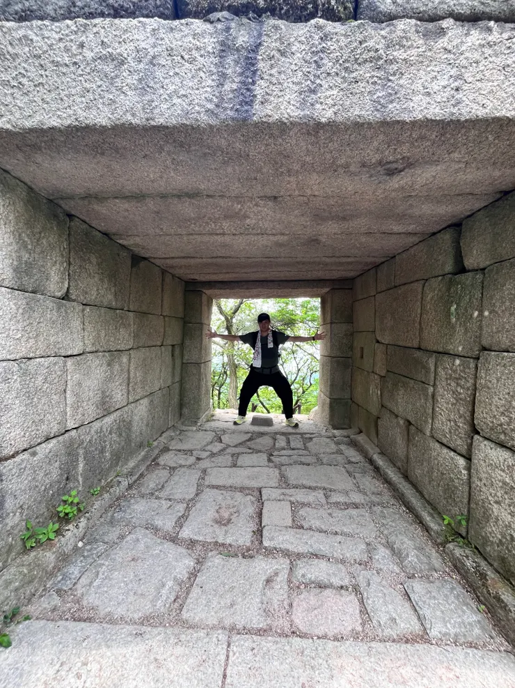 只有手臂寬的暗門