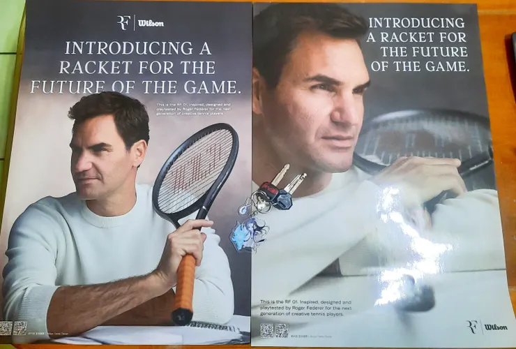 Roger Federer的海報，據說有四款