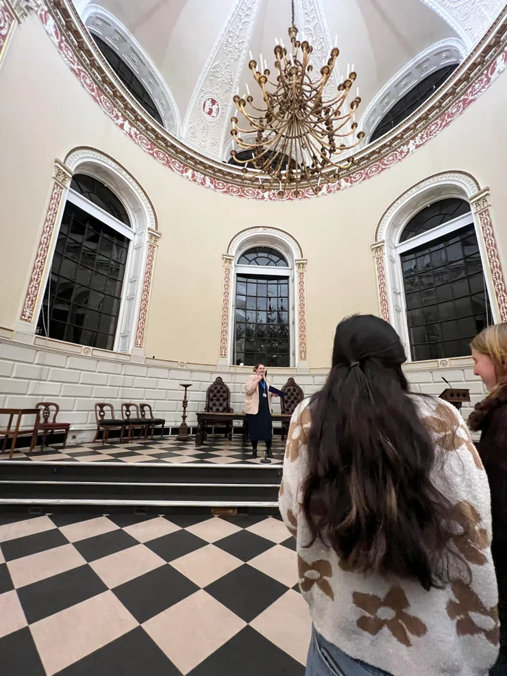 舉辦歡迎活動的地方，真的超級哈利波特！ (Joy 攝於The Exam Hall)