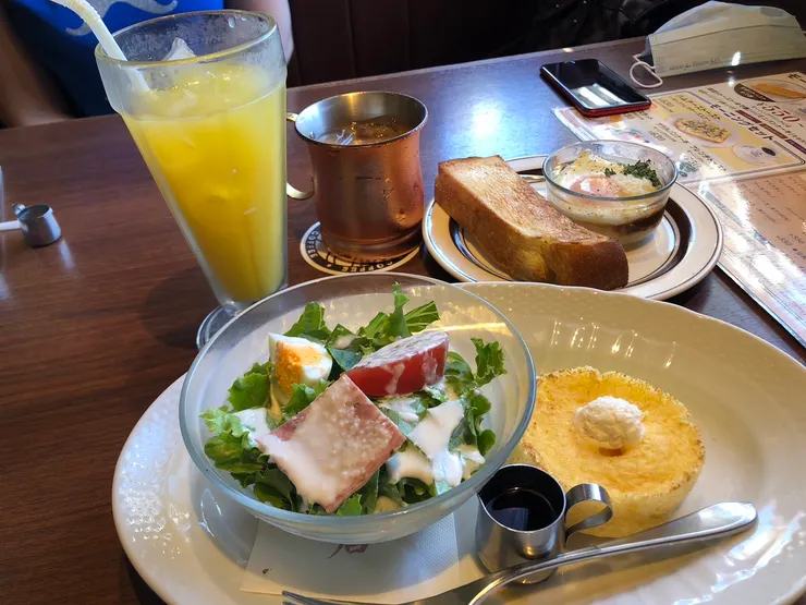 星乃珈琲店, 美麗且味美的早餐