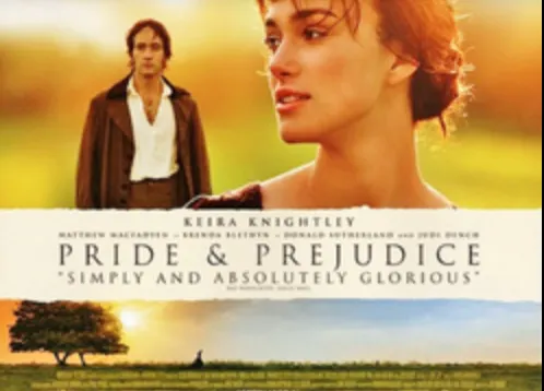 2005傲慢與偏見電影海報，resource from wikipedia
