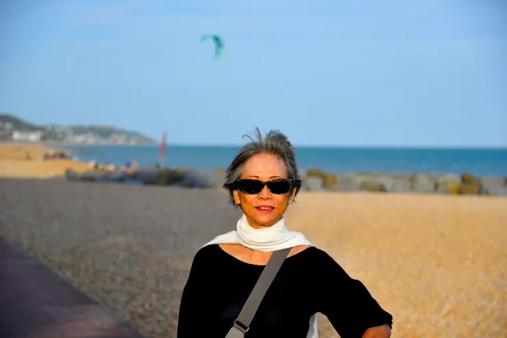 【雖沒碰到大景但晨昏陽光美好，視界遼闊所有的動看來都似靜。傍晚也到海邊逛逛。】