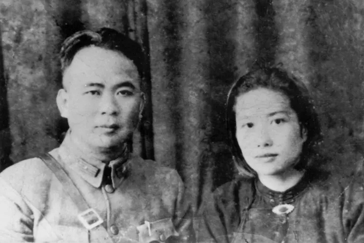 ▲李友邦將軍與夫人嚴秀峰（圖片來源：蘆洲李宅官方網站）