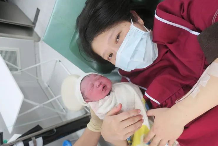 當時己經虛脫的我，終於和圓妹見面。