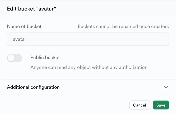把公開bucket的地方關起來