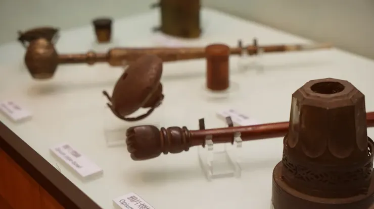 吸食鴉片的器具。（台博館提供）