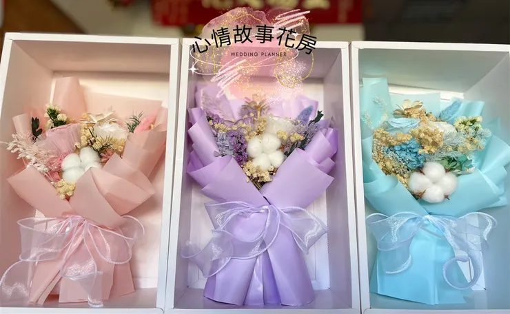 心情故事花房 | 高品質乾燥花束送禮首選 | 生日、結婚紀念日、升遷祝賀等各種場合都適用 