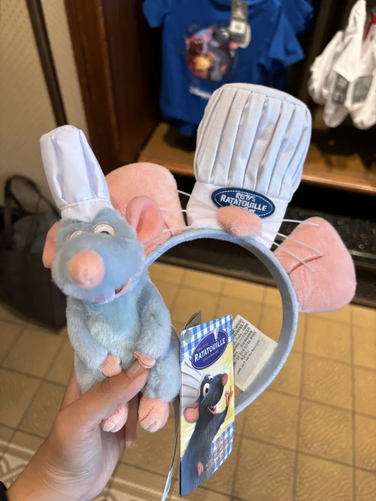 料理鼠王髮箍和站立小老鼠