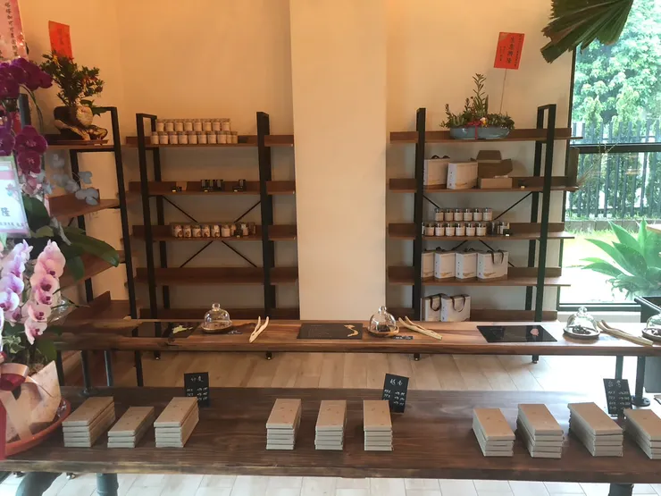 巧克力展示與試吃區