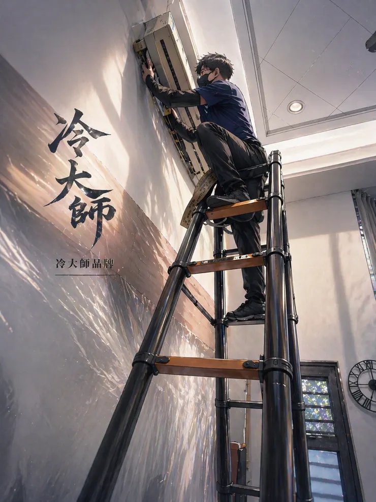 冷大師洗冷氣專家，圖為gpt生成