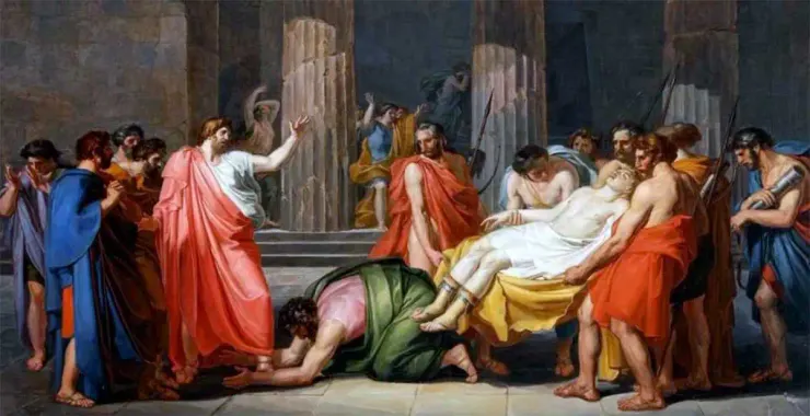 亞歷山大在巴比倫逝世