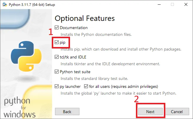 資料來源：本人 Python 安裝過程截圖