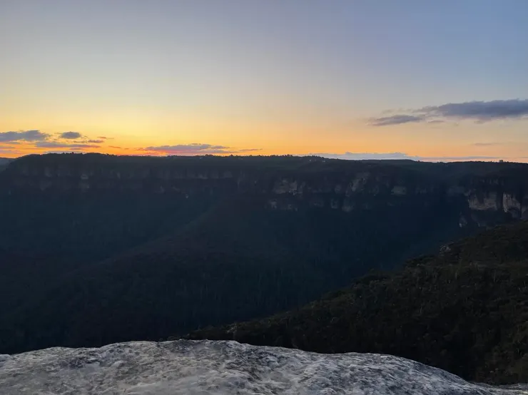 林肯岩落日時分