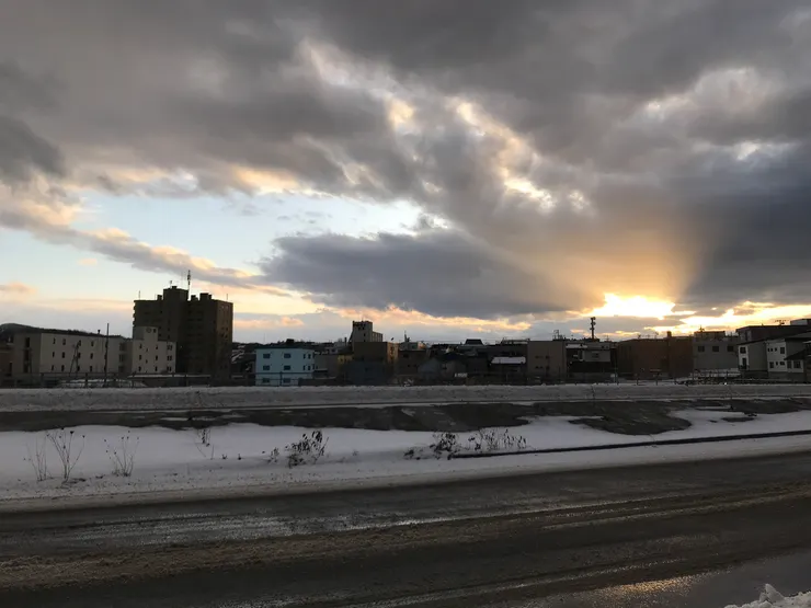 天氣好的話到黃金岬可以看到美麗的夕陽