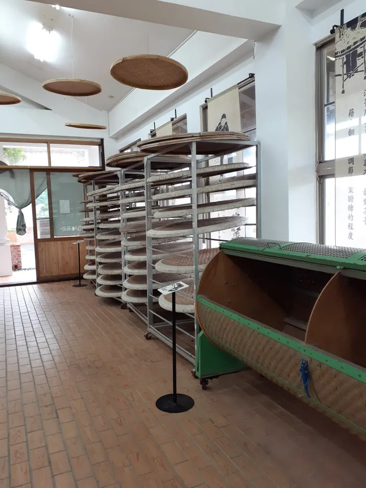 南港茶葉製造示範場館內一景