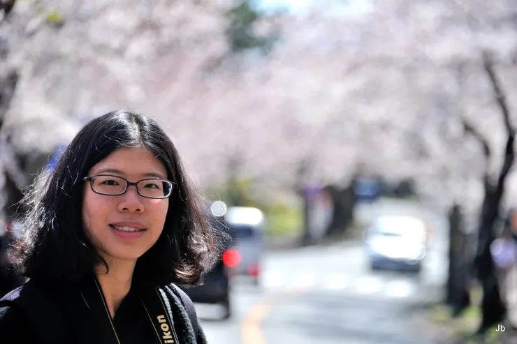 女兒在櫻並木通