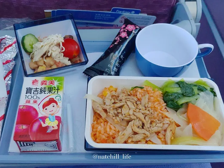 中華航空的餐點