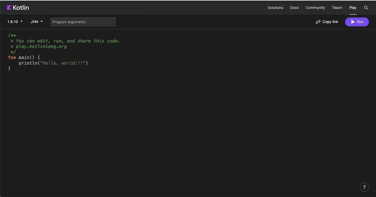 Kotlin Playground