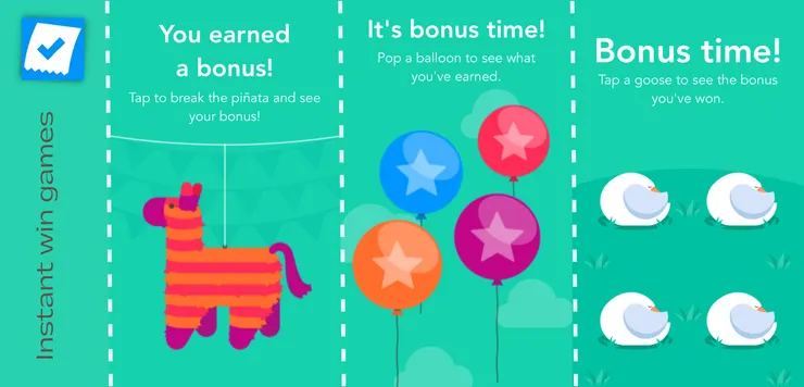 ReceiptPal Instant win games / 作者再製