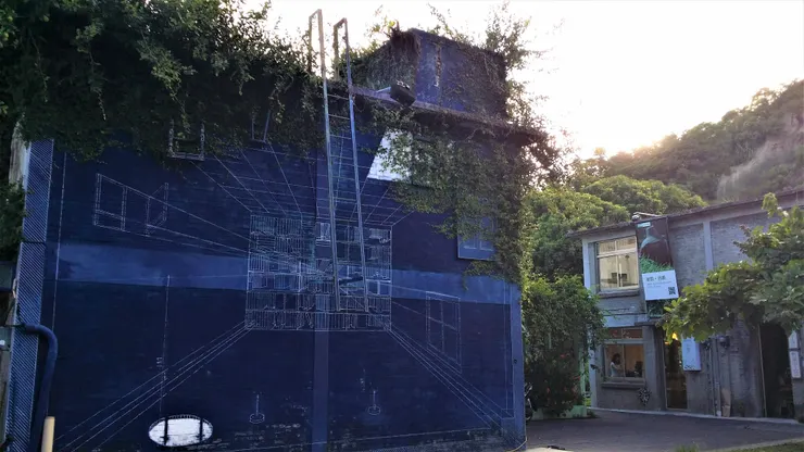 充滿藝術風格的牆面