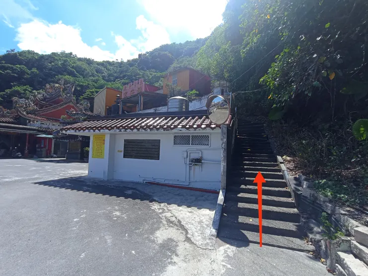 接續,鎮安宮旁階梯上去