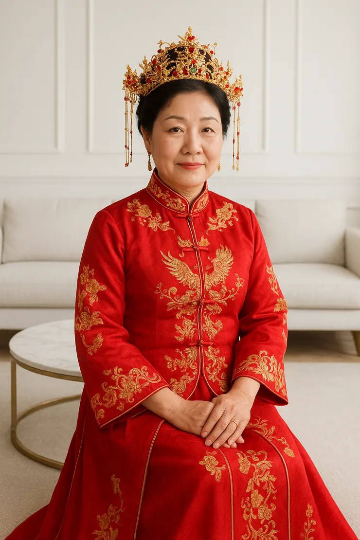 鳳冠霞帔的管家應該長這樣（？