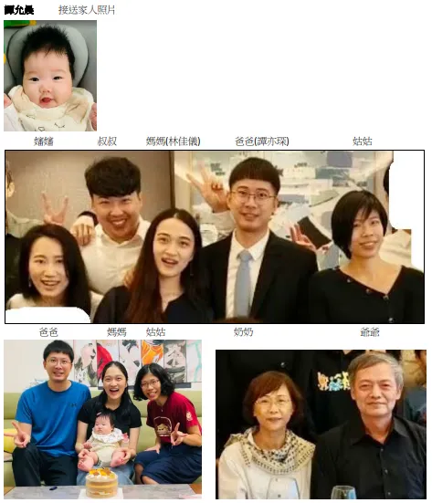 【給學校這張接送家人照片，看爺爺奶奶哪一天有機會接送。】