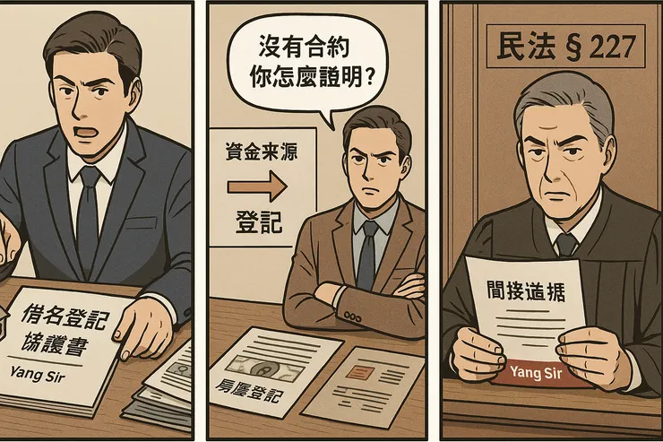 借名登記是常見的實務問題