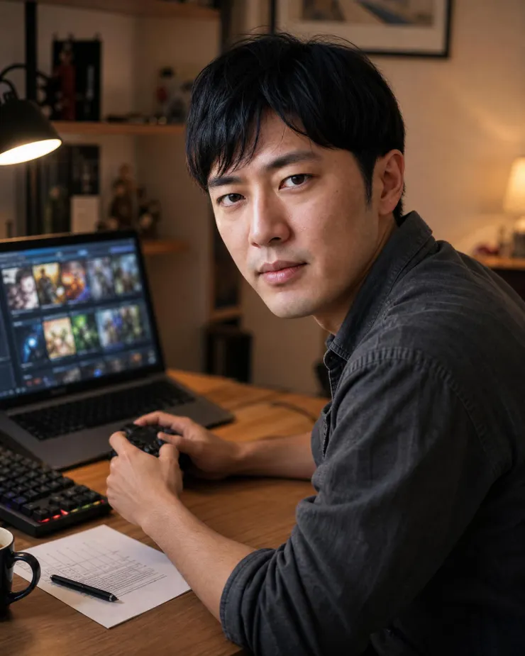 梁练伟使用手柄和试玩检查表评估 Steam 独立游戏 Demo