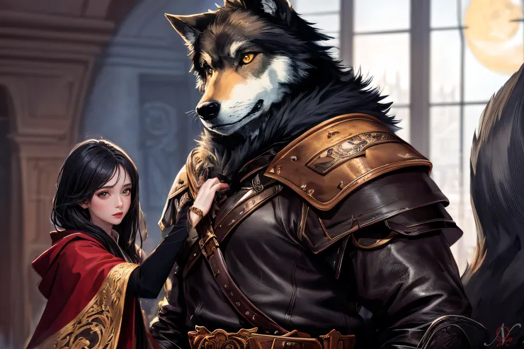 強悍的小紅帽配上打不贏她的大野狼