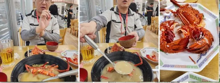 牧志市場的龍蝦，鮮甜好吃