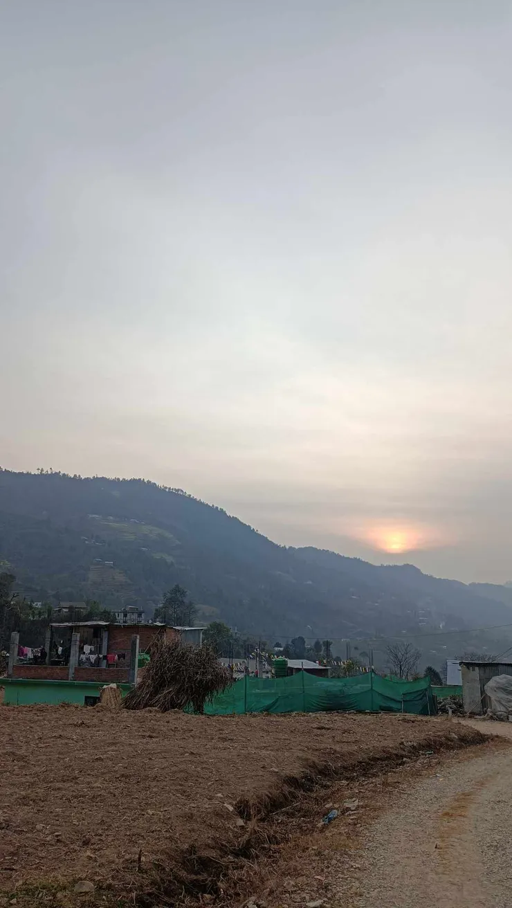 某一天在據點的夕陽