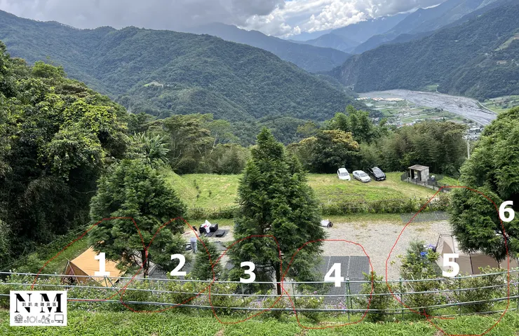 第七區六帳位置分佈