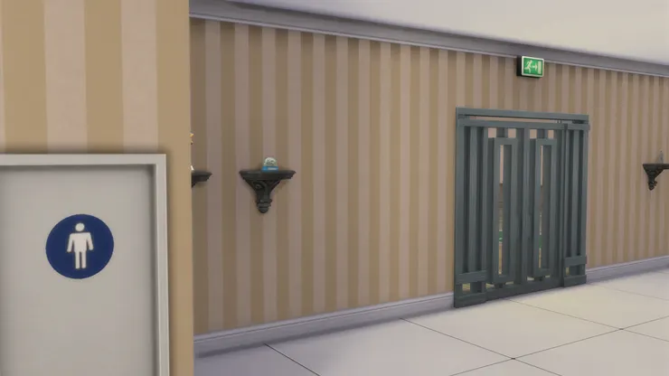 後梯也能走到禮堂。