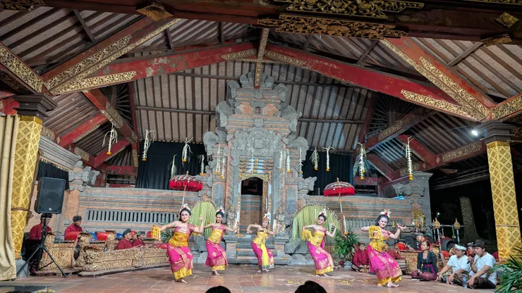 有很多前臂與手指的動作，看起來優雅流暢