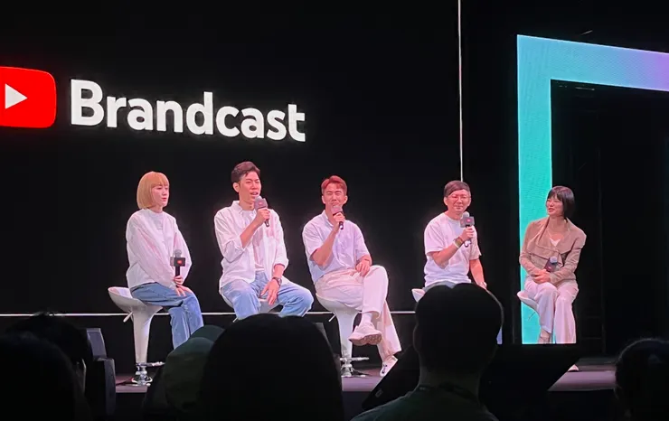 YouTube也在本場活動中邀請創作者，分享他們如何善用平台功能進行創作，成功為品牌方達到轉換目標的案例。圖片由本人拍攝。