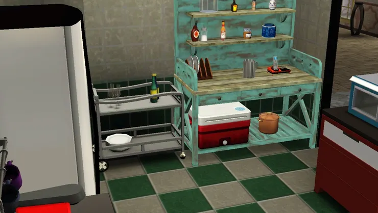 我很喜歡這個區域,很方便,又能儲物。