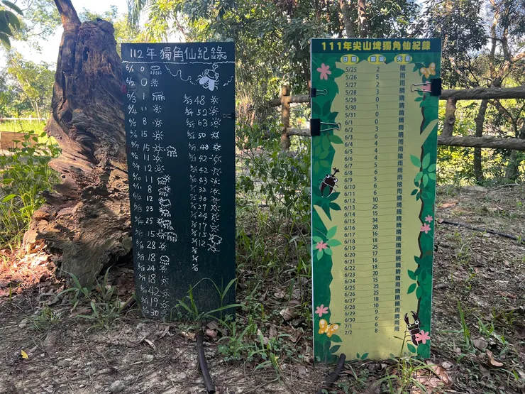 尖山埤獨角仙復育區
