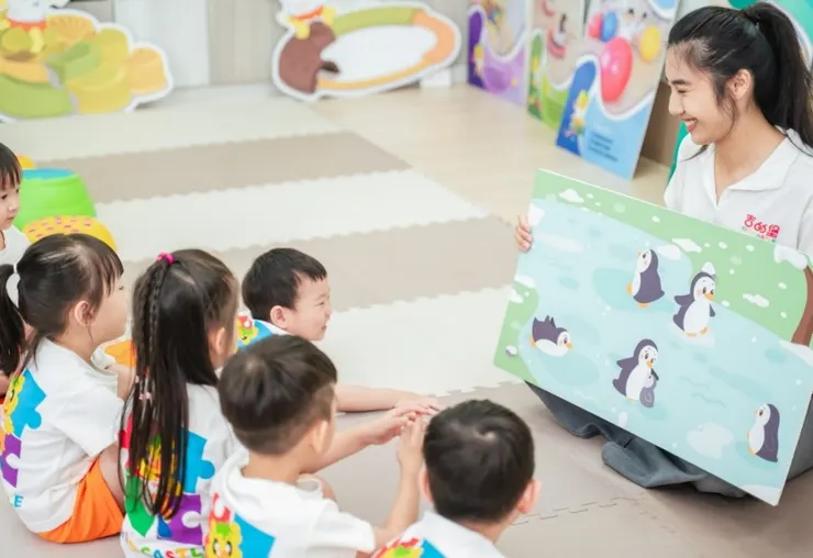 圖說:透過情境式預習與故事繪本引導,激發幼兒學習動機與興趣,有效縮短孩子入園的