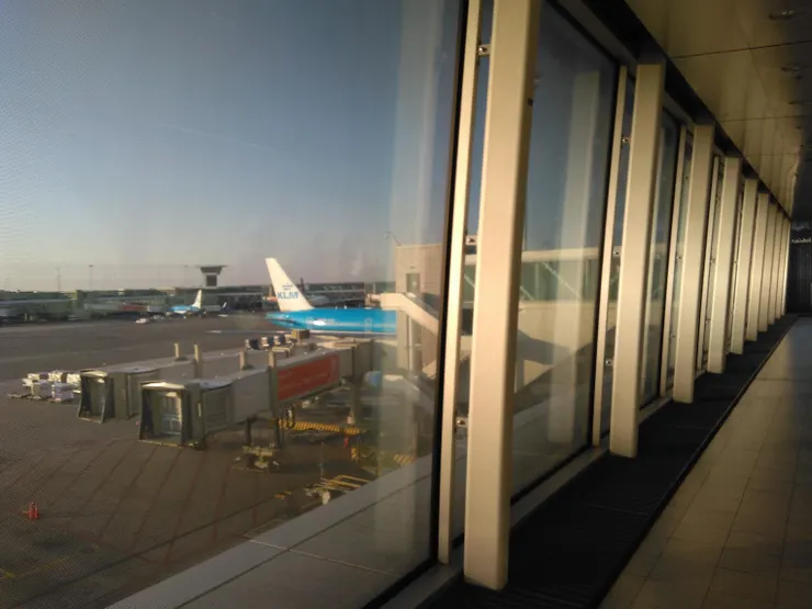 荷蘭航空KML停在阿姆斯特丹的班機