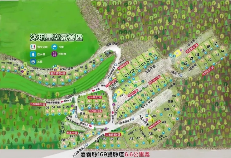 營區地圖（資料來源：營區官網）