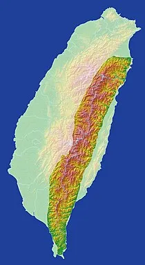 圖片引自：wikipedia 中央山脈