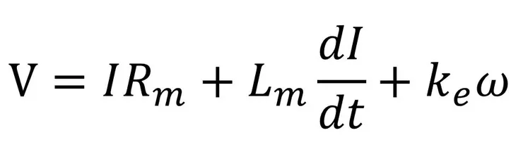 馬達電氣方程式