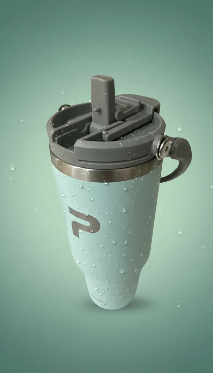 吸管設計，不知不覺喝進更多的水