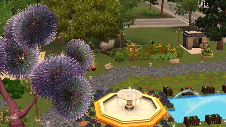 紫紅色的怪樹內鏡了！看起來像不像煙花？