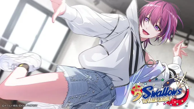 我很好奇為什麼ミラ會想作為棒球選手加入聯盟(©ヤクルト球団/©IDEA FACTORY)